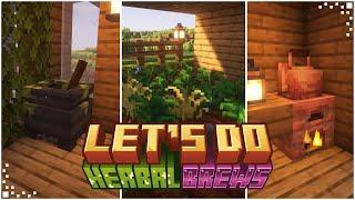 Let's Do HerbalBrews (Minecraft Mod Showcase) | Teas, Brews & Farming | Forge & Fabric 1.20.1