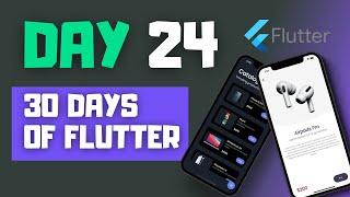 Day 24 - Add To Cart Functionality #30DaysOfFlutter