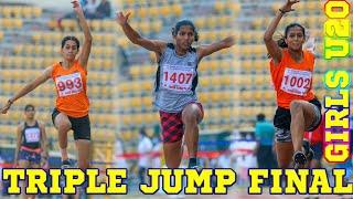 Triple Jump Girls U20 Babisha Wins the Gold at 36th National Junior Athletics Championships 2021