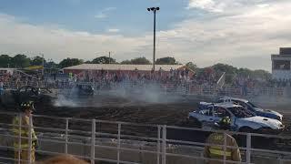 2021 Johnson County Gardner Ks Running 4 Gunn derby compact heat one crowd view