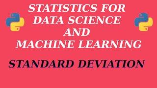 How to calculate standard deviation in numpy | Introduction to statistics for data science