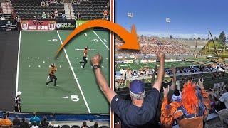 That Time An Indoor Football Game Was Played Outdoors