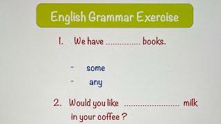 English Grammar Exercise