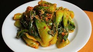 Bok Choy doenjang muchim (청경채 무침)