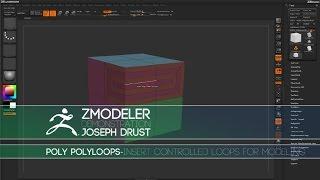 ZBrush ZModeler Polygon Actions - Poly PolyLoops