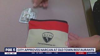 City of Alexandria approves having narcan at Old Town restaurants