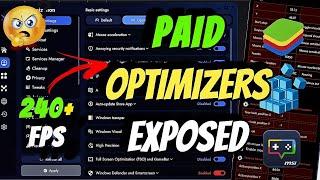 Paid Optimizers For Free 240 fps in Low end PC In BlueStacks 5 4K |  #freefire  #bluestacks