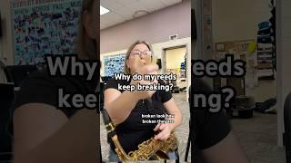 I was supposed to keep that? #bandteacher #band #banddirector #saxophone #reeds #clarinet #bandclass