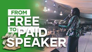 Going from Free to Becoming a Paid Speaker