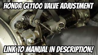 Honda GL1100 - Intake and Exhaust Valve Adjustment How-to