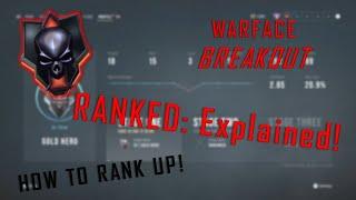 Ranked Play Explained in Warface Breakout! (How the Rank up system works in Competitive Warface)