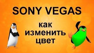 Как изменить один отдельно взятый цвет. Цветокоррекция в Sony Vegas. Уроки видеомонтажа в Сони Вегас