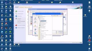 Добавить программу в исключения фаервола Eset Smart Security.avi