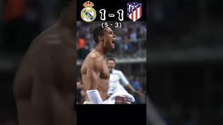 Real Madrid vs Atletico Madrid Final UCL 2016 #shorts #football #ronaldo