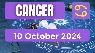 Cancer horoscope | Cancer Horoscope for Today 10 October 2024