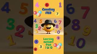 Counting Fun || Learning numbers from 1 to 10 || Emojitopia #education #challenge #song