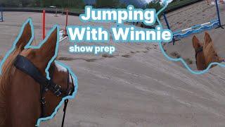 t-minus 2 days till our FIRST show || show prep *jumping courses  *GoPro video  *Winnie was a star!