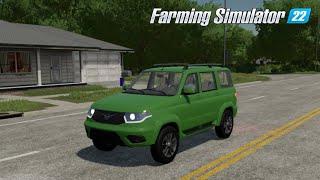 УАЗ ПАТРИОТ ОБЗОР МОДА - FARMING SIMULATOR 22