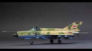 MiG-21 MF Egyptian Air Force 1:72 R.V.Aircraft Full Video Build