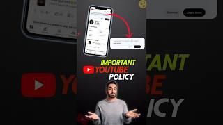 Youtube Important Policy 2025 || Train Al Models in Studio #shorts #youtubeshorts