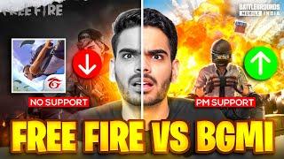 Free Fire vs BGMI ️ | The End of Debate.