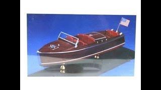 Dumas Chris Craft 1930 24 foot Barrelback Runabout part 1
