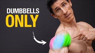 The BEST Dumbbell Shoulder Exercises (ALL 3 HEADS)