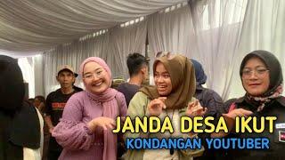 PESONA JANDA DESA || NENG NAZMI IKUT KONDANGAN YOUTUBER || ACARA PERNIKAHAN