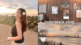 INDONESIA vlog ⋆౨ৎ˚ | beach days, reuniting with my family after a year