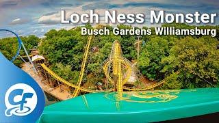 Loch Ness Monster front seat on-ride 5K POV @60fps Busch Gardens Williamsburg