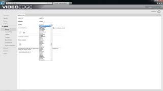 VideoEdge System General Menu Overview