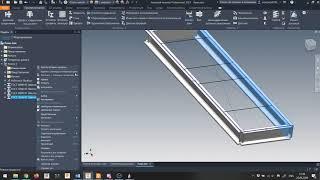 Создание модели рамы в Autodesk Inventor