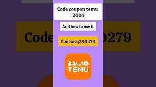 code coupon temu 2024  with how to use code coupon temu on app temu #fyp #asmr #shooping