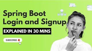 Spring Boot : User Login and Registration Tutorial [ In 30 Mins ] - Spring boot Series