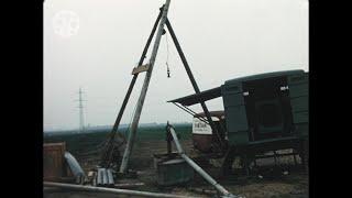 1960er - Marchfeld - Brunnenbau - Bewässerung - Landwirtschaft - Feldarbeit - 1960s - Farm - Austria