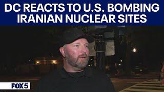 DC reacts after US bombs Iranian nuclear sites
