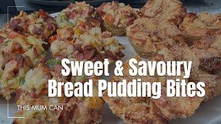 Sweet & Savoury Bread Pudding Bites | Easy Breakfast Recipe #easyrecipes #easycooking #cookingvideo