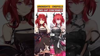 Time gap confirmed! between Arknights and Endfield