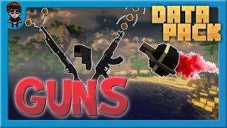 I added GUNS to Minecraft! (FULLY CUSTOMISABLE, EXPLOSIVES + MORE!)