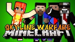FUNNY Minecraft SKYLINE WARFARE w/NoahCraftFTW