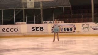 USTINOVA Alina, LAT, Advanced Novice Ladies FS