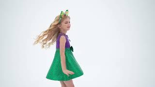 Amzbarley Girls Mermaid Dress Princess Costume Dress up Kids Birthday Sequins Party Dress