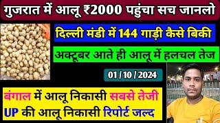 गुजरात में आलू ₹2000 पहुचने की सच्चाई जानलो  बंगाल के किसानों को मिलेगा फायदा  UP मे तेजी कब आयेगी