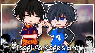  Blue Lock react to Kageyama as Isagi's brother ||au|| blue lock•