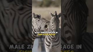 Zebras Fighting For A Mate #shorts