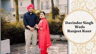 Davinder Singh  Ranjeet Kaur !!  Vikram Studio Sanour ️94170 33923