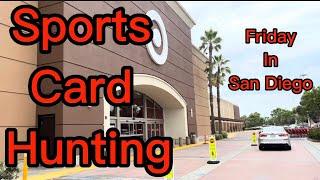 Sports Card Hunting on a Friday in San Diego!! Target Restock