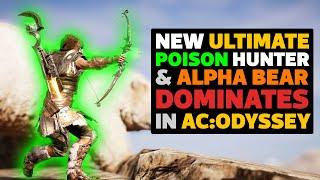 NEW Ultimate Poison Hunter Build Uses Bear To Dominate in AC Odyssey!