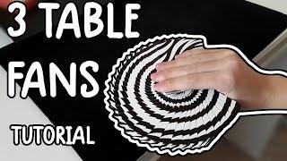 3 Table Fans // Cardistry Tutorial || Valeria Magic