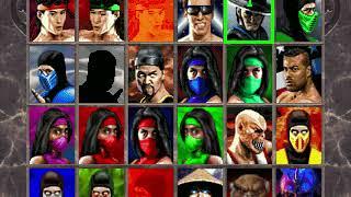 Mortal Kombat 2 Komplete Roster